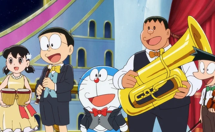 Review phim hoạt h&igrave;nh Nobita v&agrave; bản giao hưởng địa cầu