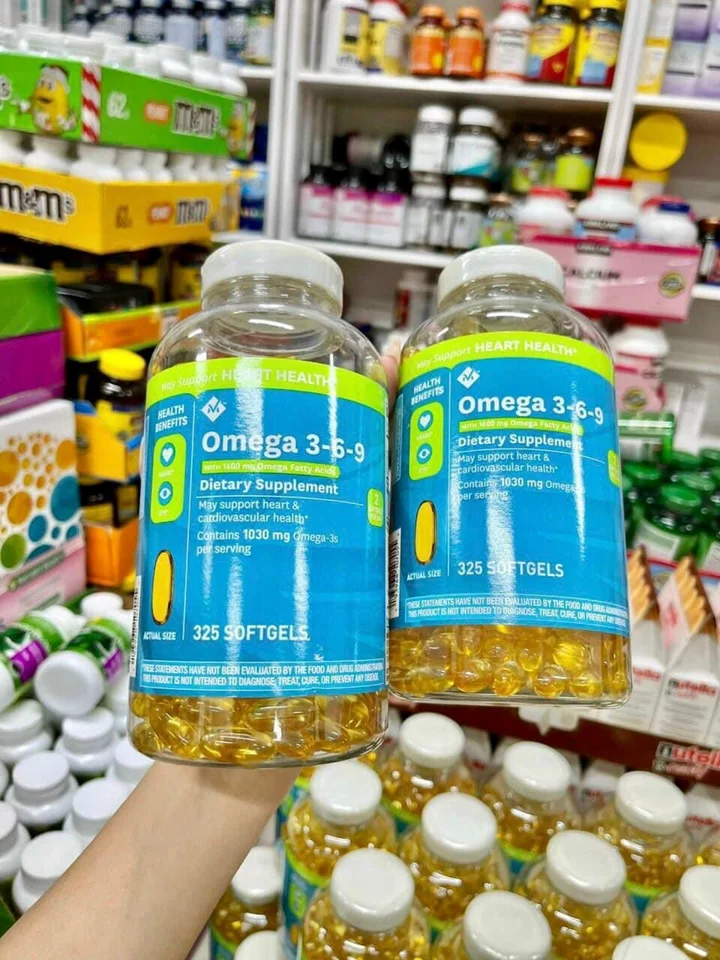Review Vi&ecirc;n uống dầu c&aacute; Omega 3-6-9 của Member s Mark Supports Heart Health