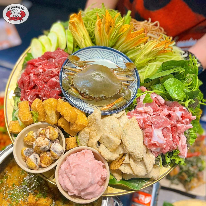 Review Lẩu ri&ecirc;u cua Kinh Bắc - ẩm thực ngon, bổ, rẻ đất quan họ