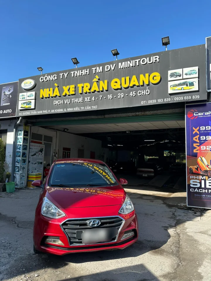 Trải Nghiệm Thu&ecirc; Xe Tự L&aacute;i tại Nh&agrave; Xe Trần Quang &ndash; C&ocirc;ng ty TNHH TMDV Minitour