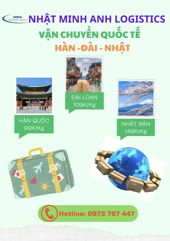 Dịch vụ gửi h&agrave;ng quốc tế uy t&iacute;n - Review Nhật Minh Anh Logistics