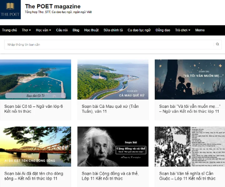 The POET Magazine: Kh&aacute;m ph&aacute; kho t&agrave;ng thơ văn đậm chất Việt