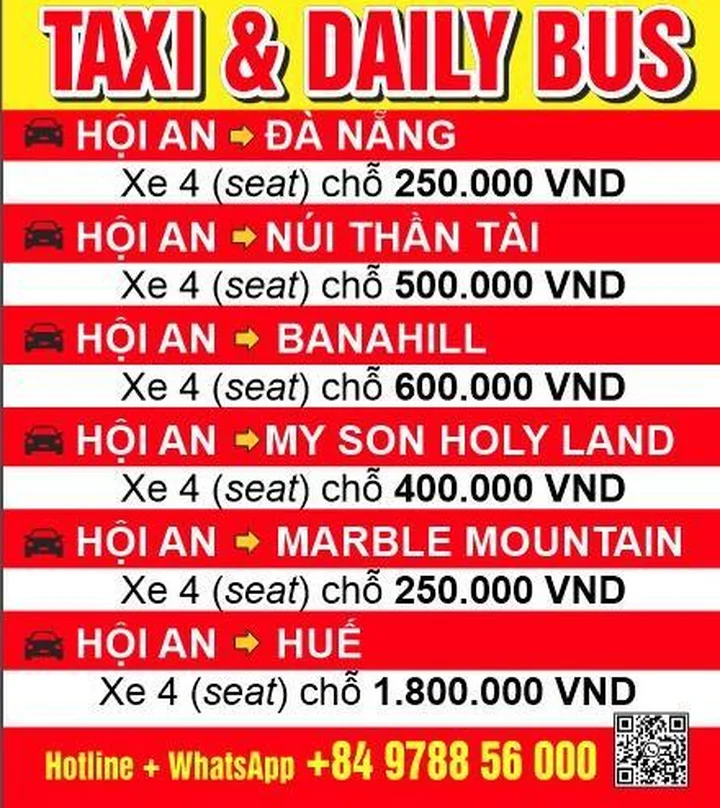 Review dịch vụ Thu&ecirc; xe 4 chỗ Taxi Đ&agrave; Nẵng Hội An